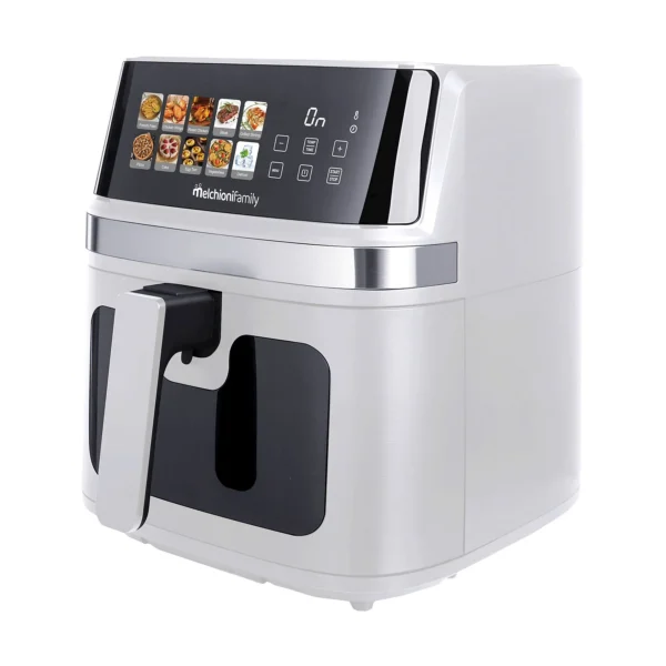 Friggitrice Ad Aria 8 LT Melchioni Gaia Plus 2200W Display Bianco